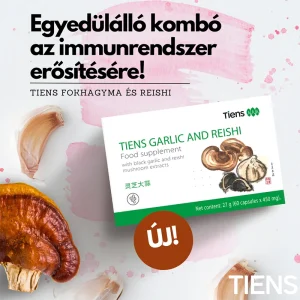 Tiens Fokhagyma es Reishi kapszula 60db 2.webp